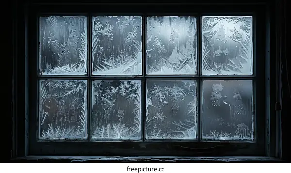 Ice-Covered Window