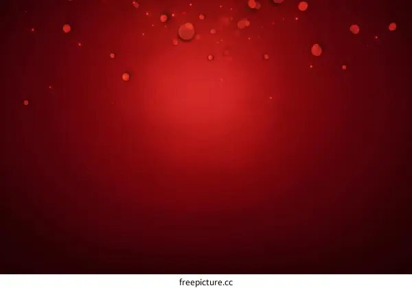 Abstract Red Background with Light Effects