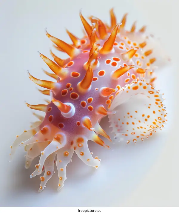 An Incredible Orange-Spotted Nudibranch