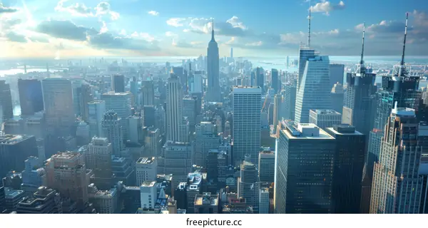 Empire State Building Skyline, New York City