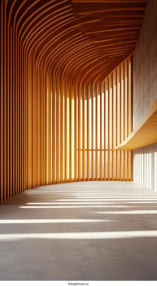 Modern Wooden Architecture Interior Design