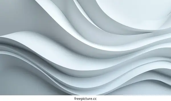 white abstract 3d rendering background