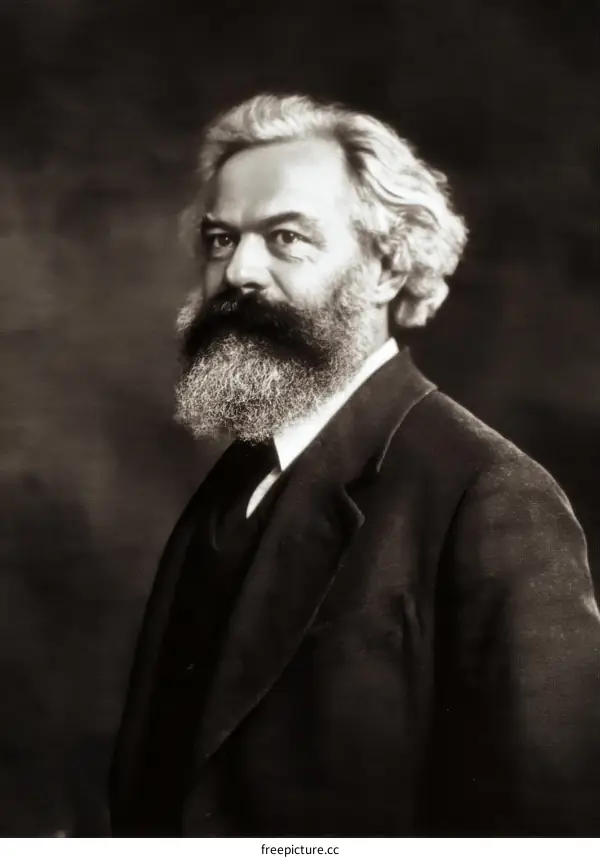 Portrait of Friedrich Engels Historical Figure