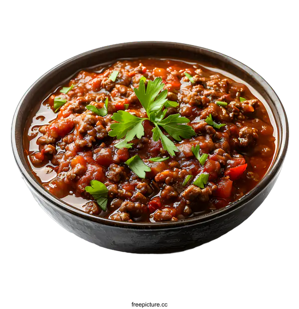 [Transparent Background PNG]A bowl of delicious chili