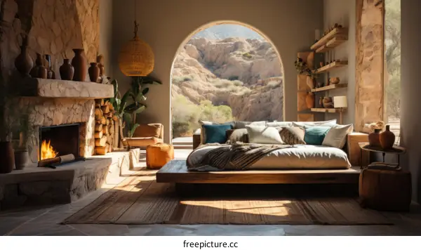 Desert Modern Bedroom Decor