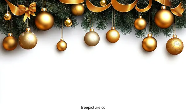 Christmas Ornaments Gold and Silver