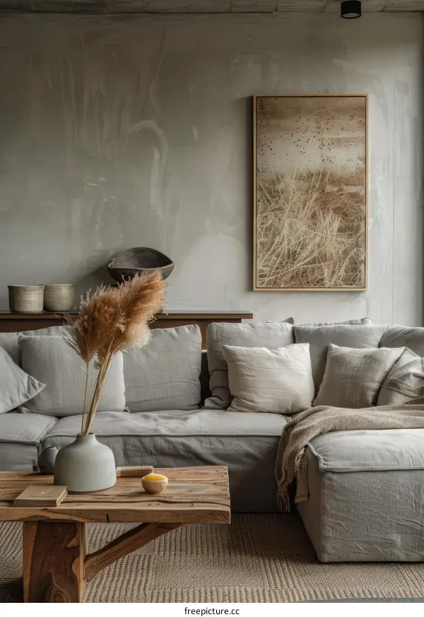 Modern Minimalist Living Room Interior Design With Neutral Colors