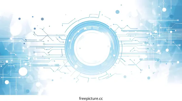 Abstract Circuit Technology Background Design