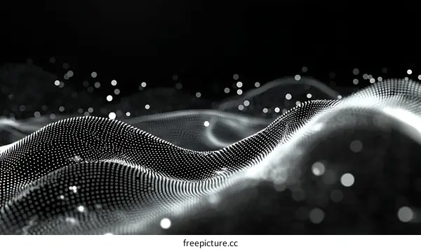 Abstract Digital Wave Design