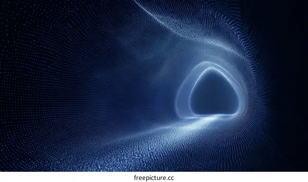 Abstract Digital Tunnel Pathway