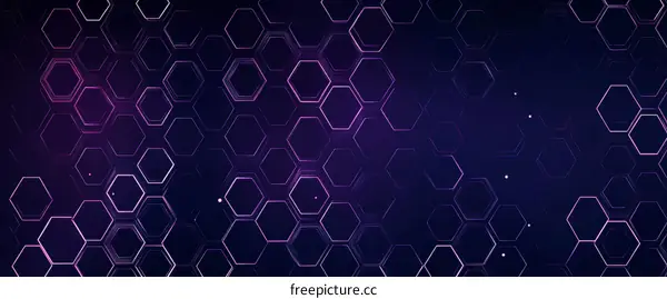 Abstract Geometric Hexagon Pattern Background