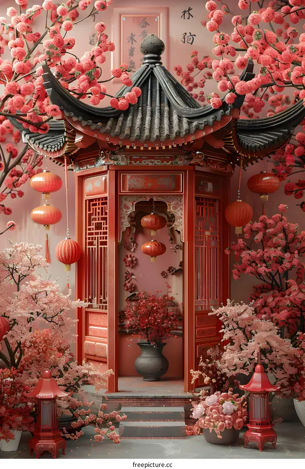 Chinese architecture and landscape painting