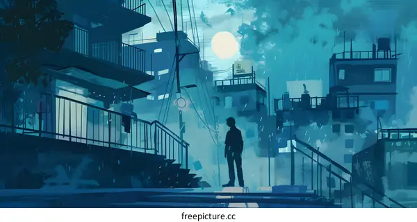 Rainy Night in the City