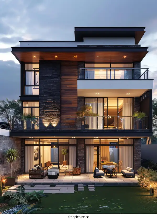 Modern Luxury House Exterior Design
