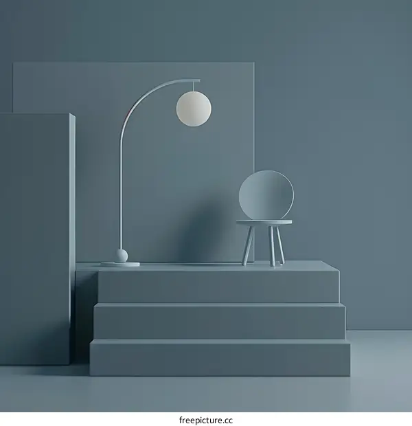 Minimalist Interior Design with Gray Color Palette