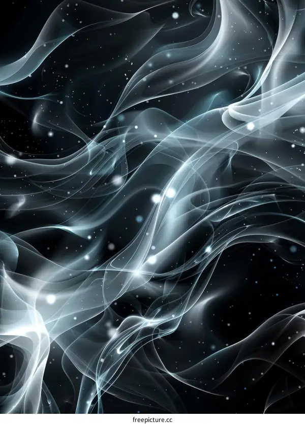 Abstract Cosmic Flowing Light Lines
