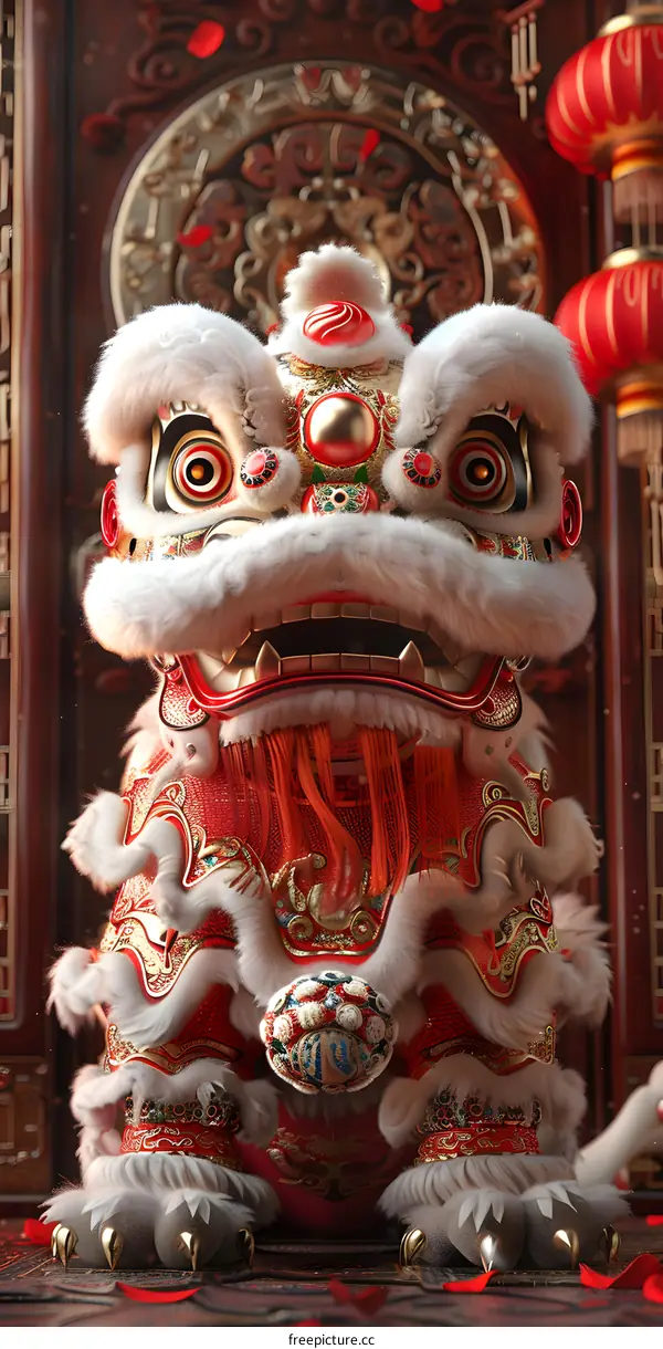 Lion dance