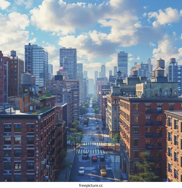 Manhattan Skyline, New York City