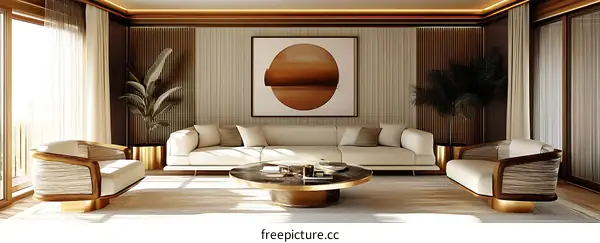 Luxury Modern Living Room Interior Design