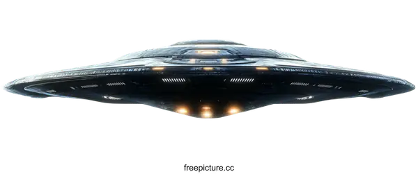 [Transparent Background PNG]Mysterious Flying Object in the Sky