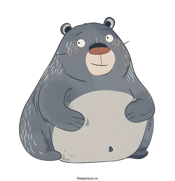 [Transparent Background PNG]Cute Cartoon Bear Illustration