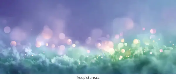 Abstract Background with Soft Bokeh Lights