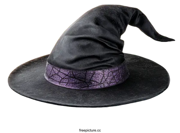 [Transparent Background PNG]Black Witch Halloween Costume Hat