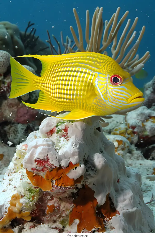 Yellow Fish Coral Reef