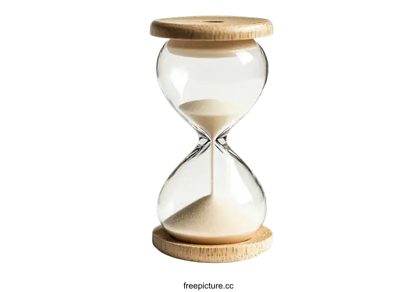 [Transparent Background PNG]Time Passing Hourglass Elegance