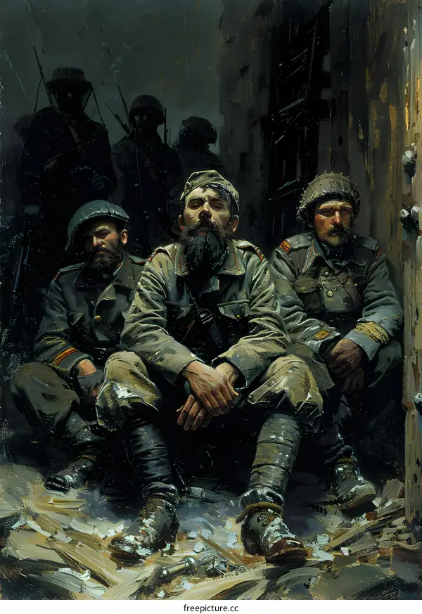 Portrait of a World War I soldier