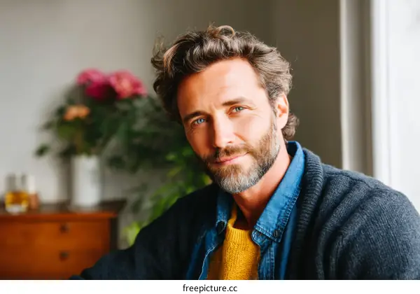 Portrait of a Caucasian Man