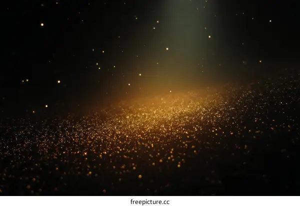 Golden Glitter Abstract Background Design