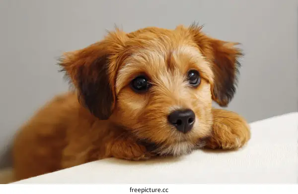 Adorable Puppy Close-up Photo