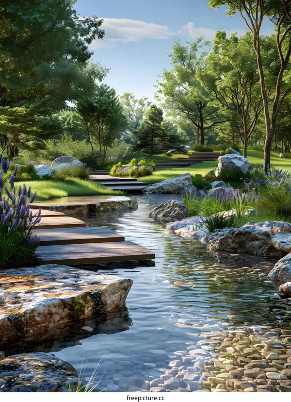 Chinese style landscape design