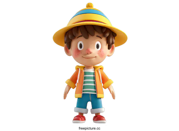 [Transparent Background PNG]cute cartoon boy character