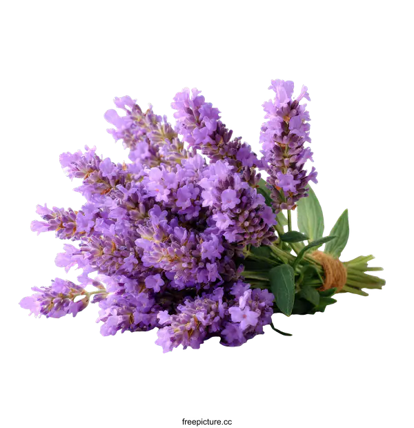 [Transparent Background PNG]A Beautiful Bouquet of Lavender Blossoms
