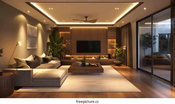 Modern Minimalist Living Room