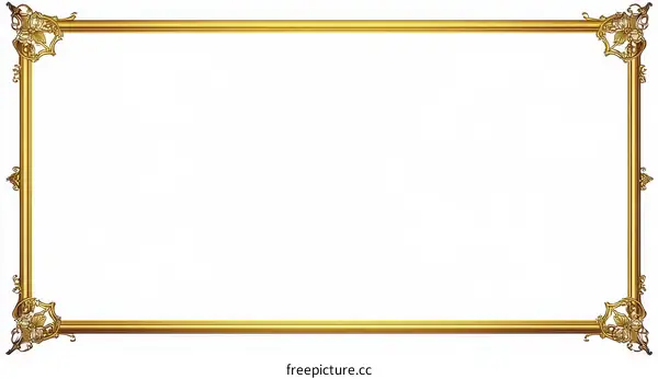 Ornate Gold Picture Frame