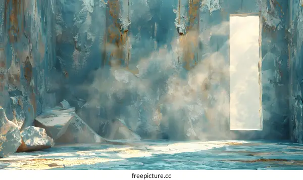 Sci-Fi Epic Rock Cave Entrance