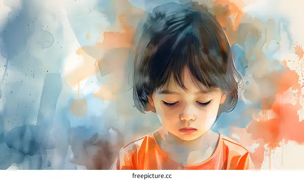 Little Girl Thinking