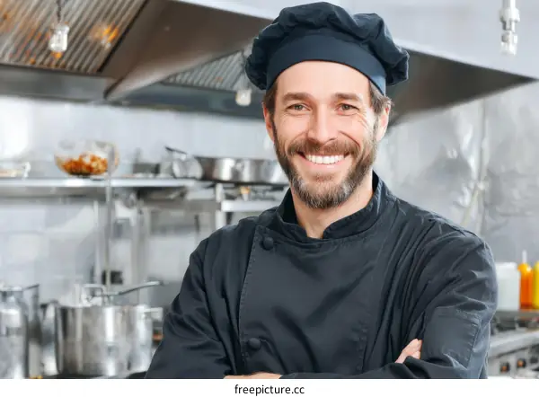 Professional Chef in a Modern Kitchen Environment