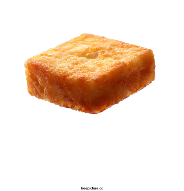 [Transparent Background PNG]Golden Fried Food on White Background