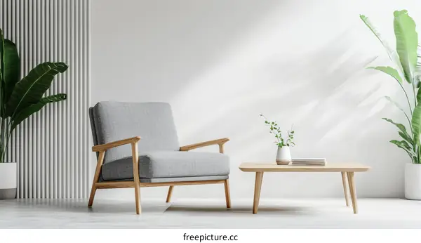 Modern Minimalist Living Room Interior Design