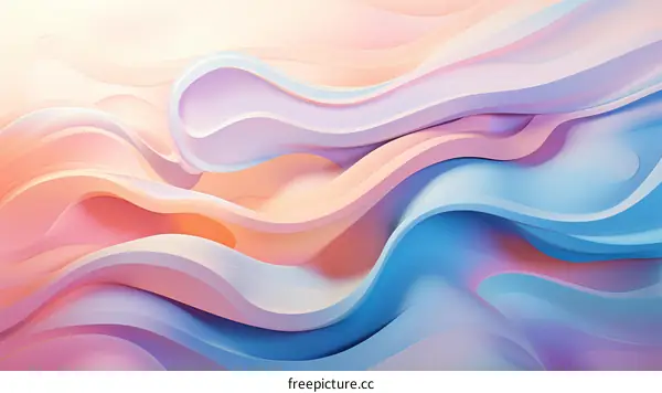 Colorful abstract waves