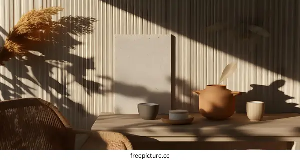 Minimalist Interior Design with Earthy Tones