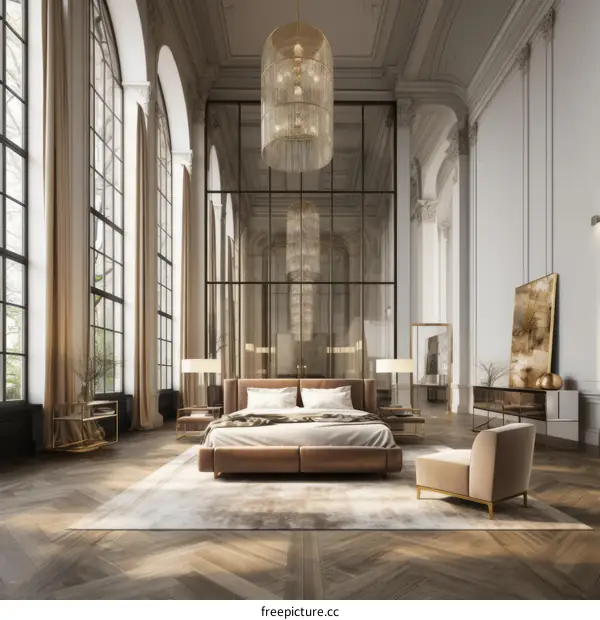 Elegant European Style Bedroom Design