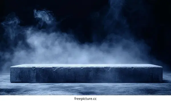 Abstract Concrete Platform Display Scene