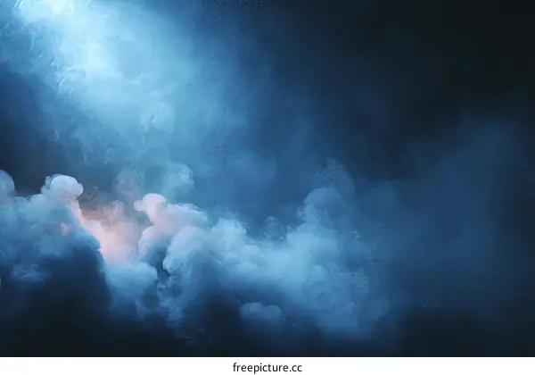 Dramatic Smoke Clouds Background Illustration