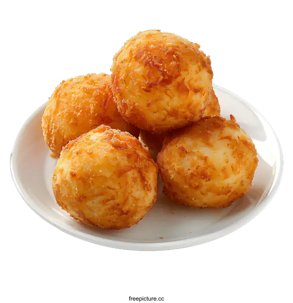 [Transparent Background PNG]Deep-fried Potato Balls