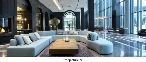 Modern Hotel Lobby Interior Design